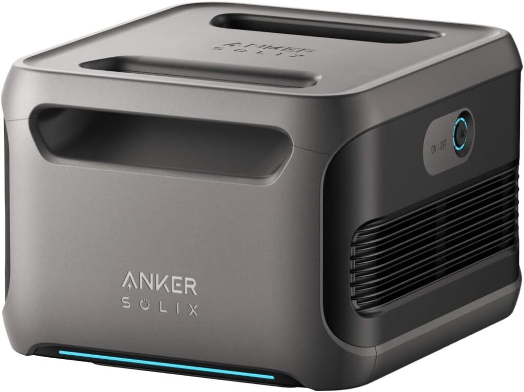 Anker SOLIX F3800 Portable Power Station, 3840Wh, LiFePO4 Batteries, Ultra-High 6000W AC Output with 120V/240V, Solar Generator for Home Backup, RVs, Emergencies, Power Outages, and Outdoor Camping (Renewed)