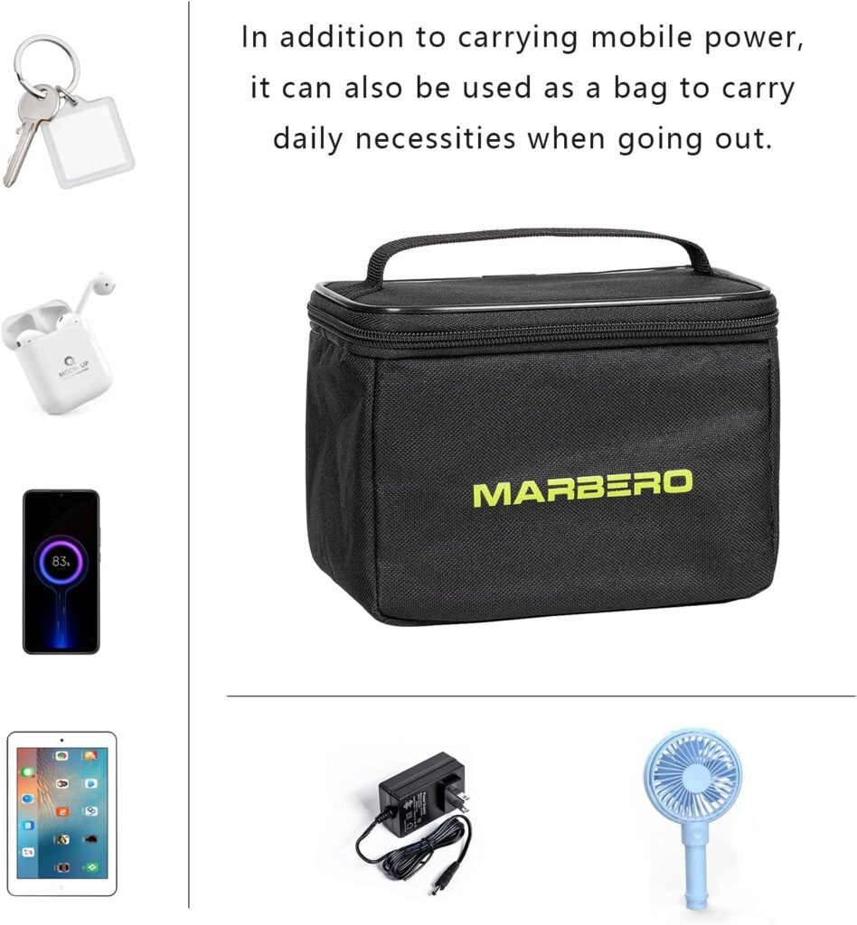 Carrying Case for M82 M82MAX Portable Power Station Carrying Bag Water Resistant Easy to Carry Exclusive for MARBERO