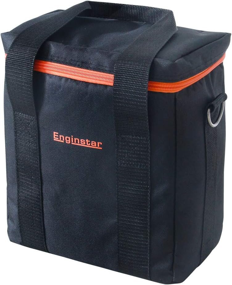 EnginStar Carrying Case Storage box Travel Business Lunch Bag Shockproof Universal Compatible for Portable Power Station, picnic camping wild fishing hunting - Black