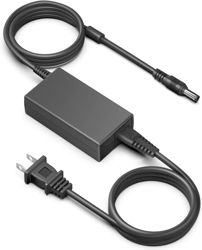 HKY 15V 60W AC Adapter for Anker Powerhouse 200,Rockpals WCE001 RP250W 250W 240Wh K53 350W 288Wh EnginStar SinKeu FlashFish CHAFON AIPER AIMTOM Portable Power Station Solar Generator Power Supply Cord