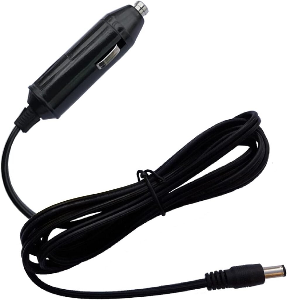 UpBright Car 12V DC Adapter Compatible with Suaoki G500 500Wh 500 Wh Solar Generator Portable Power Station Inverter Li-Ion 14~40VDC 150W MAX Auto Cigarette Lighter Plug Power Supply Battery Charger