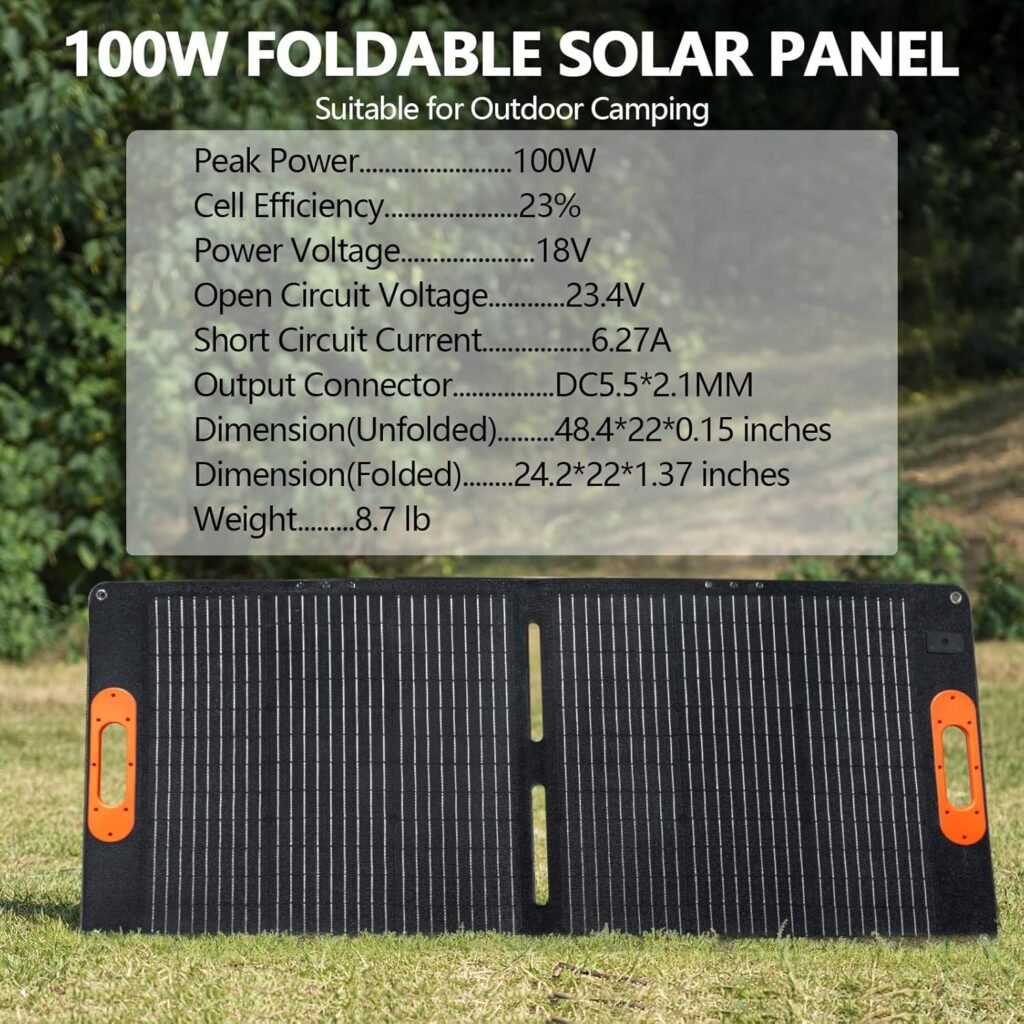 ALLWEI Portable Power Station 300W(Surge 600W), 280Wh Solar Generator with 120V AC Outlet, 78000mAh Backup Lithium Battery Generator for CPAP Outdoor RV Camping Emergency Home Use