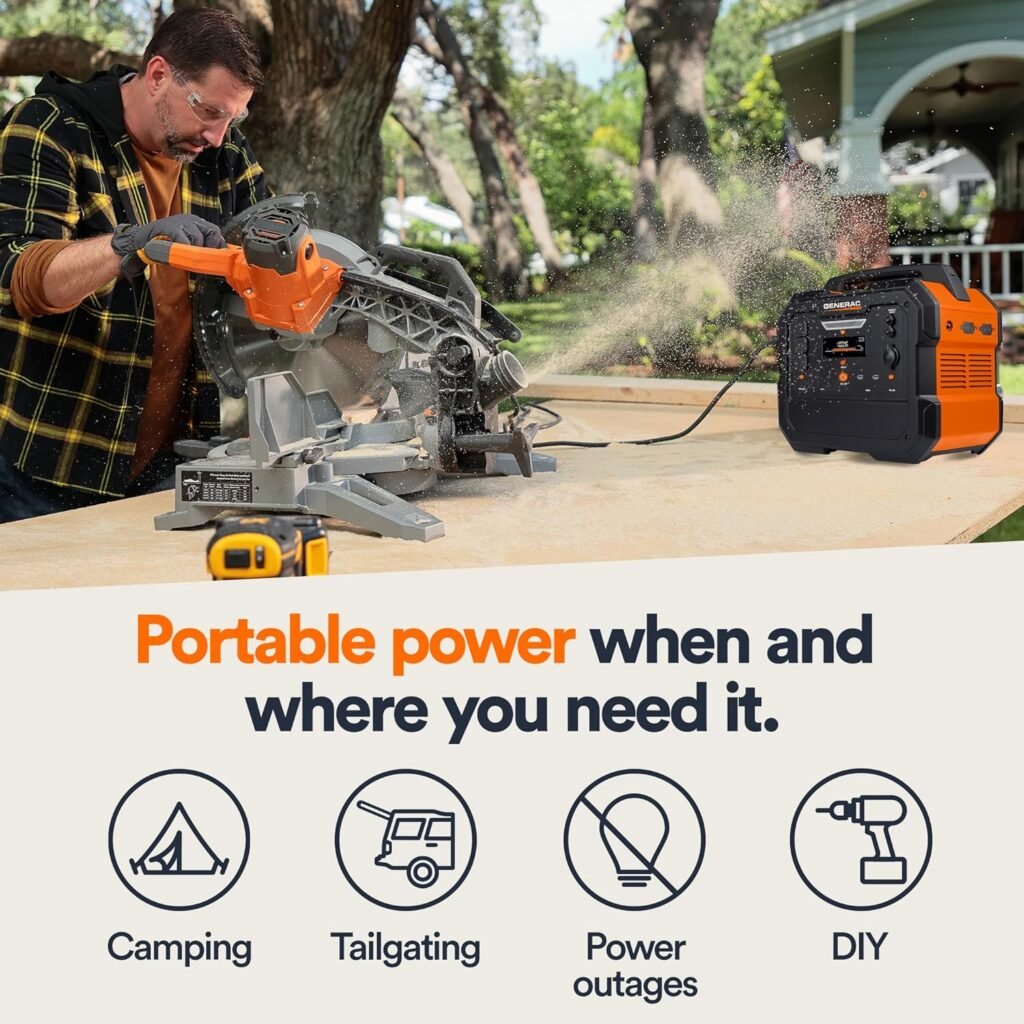 Generac 7118 Parallel Kit for GP2200i and GP2500i Inverter Generators - Double Your Power - Portable and Versatile
