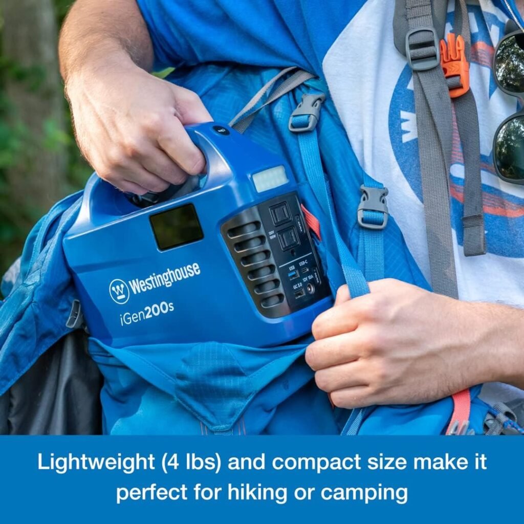 Westinghouse 194Wh 300 Peak Watt Portable Power Station and Solar Generator  Potable Aqua Water Purification Tablets with PA Plus, Portable and Effective Solution for Camping, Hiking, Emergencies