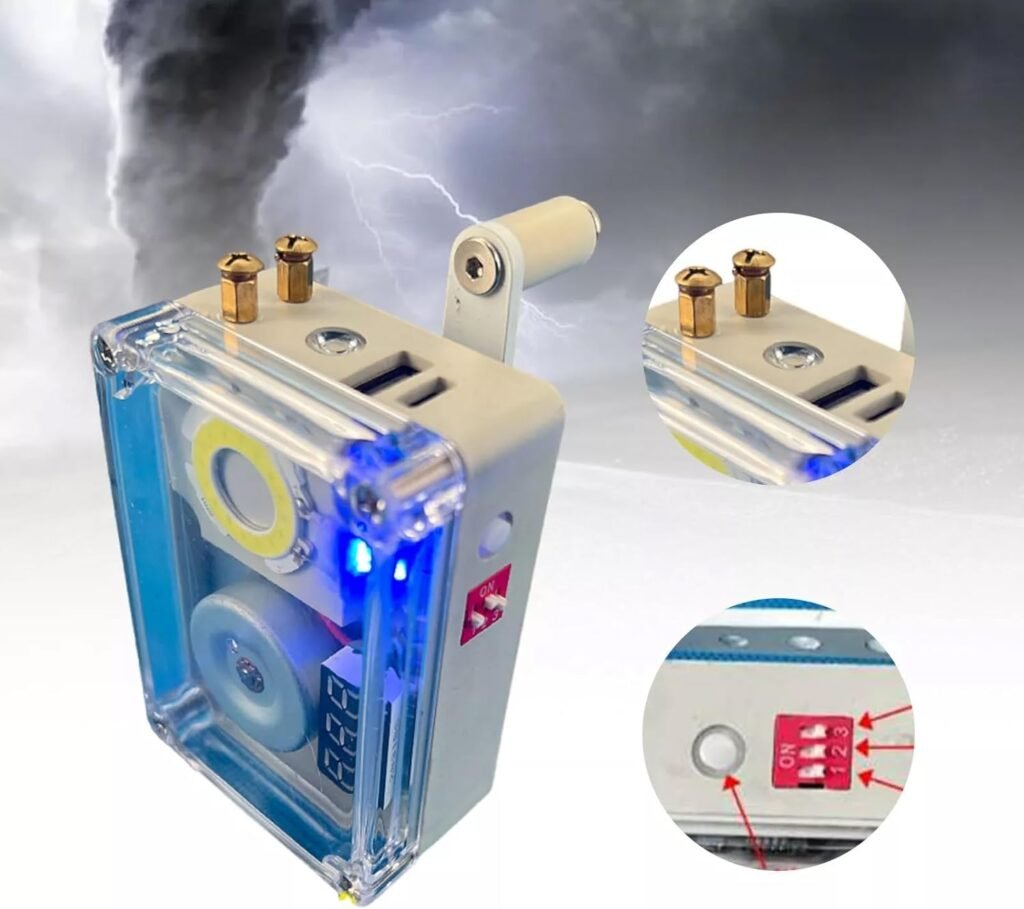 10W 5V DIY Hand Crank Generator With USB Charging Emergency Power Supply Portable Hand Crank Generator Outdoor Camping Lighting