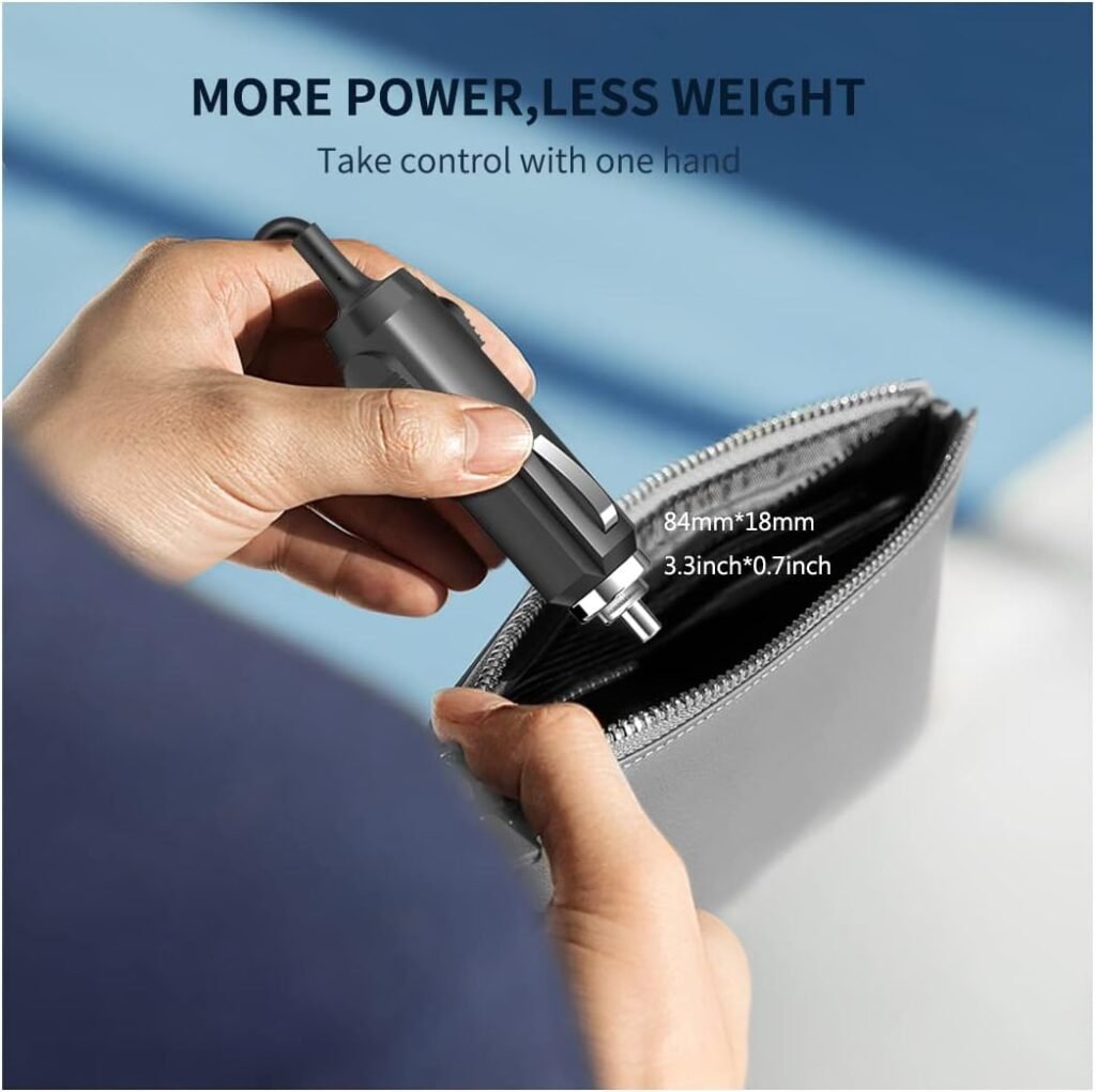 150W DC Adapter Car Cigarette Lighter Charger Compatible with Jackery Portable Power Station Explorer 1000 500 300 240 160 1002Wh Solar Generator 32120000 56101600 Peak 150W 400W Power Supply