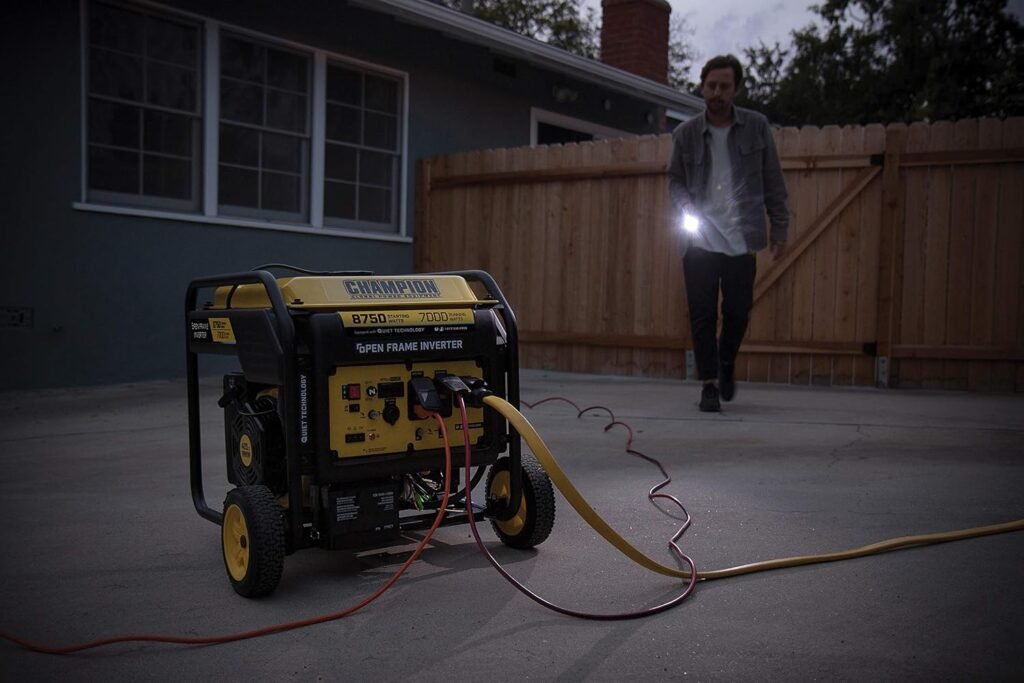 Champion Power Equipment 4250-Watt RV Ready Portable Open Frame Inverter Generator with Quiet Technology