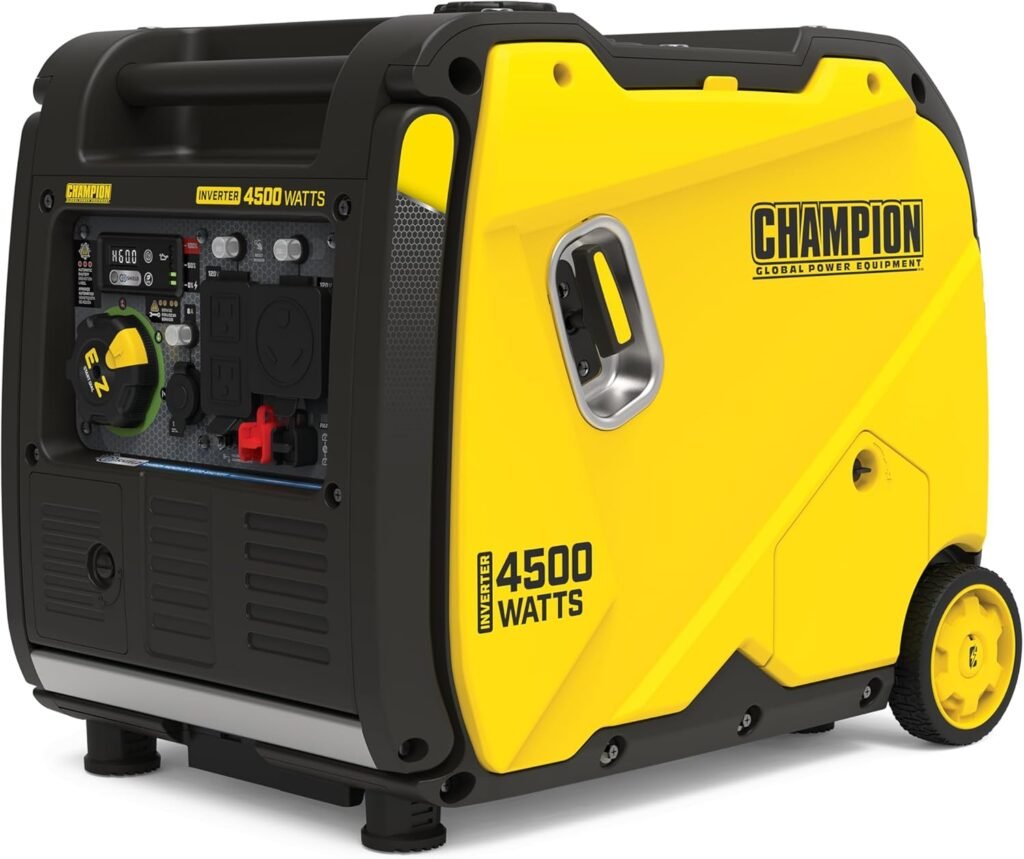 Champion Power Equipment 4500-Watt RV Ready Portable Inverter Generator with Quiet Technology and CO Shield