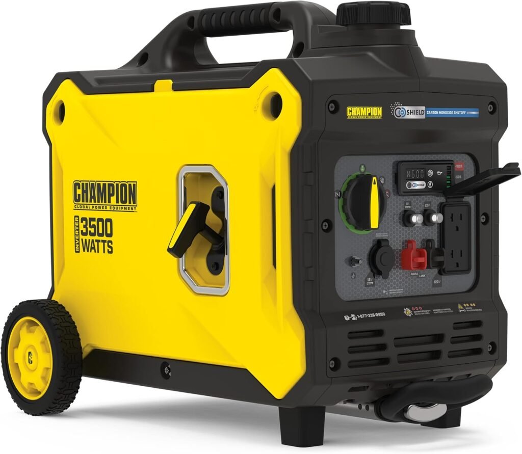 Champion Power Equipment 4500-Watt RV Ready Portable Inverter Generator with Quiet Technology and CO Shield
