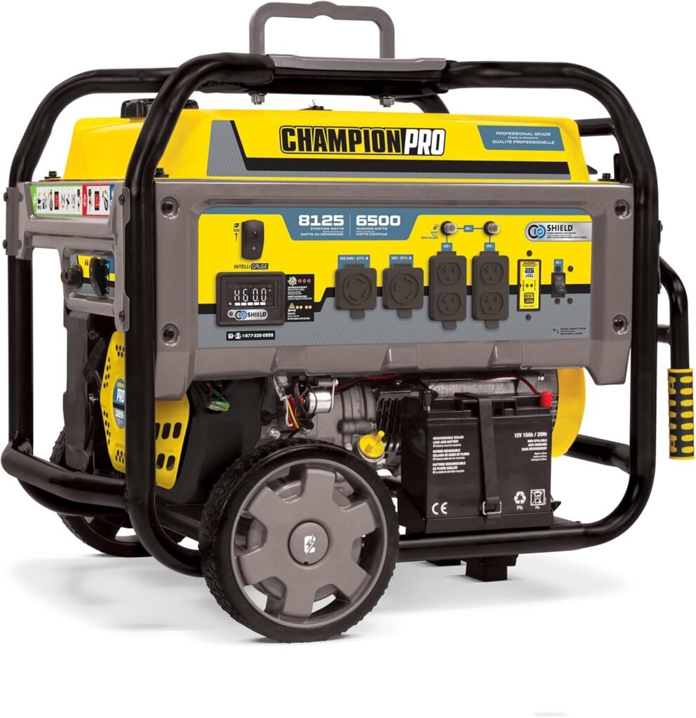 Champion Power Equipment 8125-Watt Electric Start ChampionPRO Commercial Grade OSHA Compliant Portable Generator with CO Shield