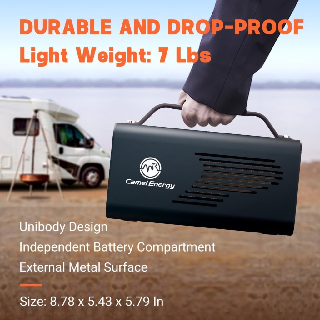 Lifepo4 Power Station 230Wh 200W LiFePO4 Power Generator Multiple Outlets AC Outlet PD 60W Stable Solar Generator for Home Trip Blackout Camping Gear Outdoor Emergency