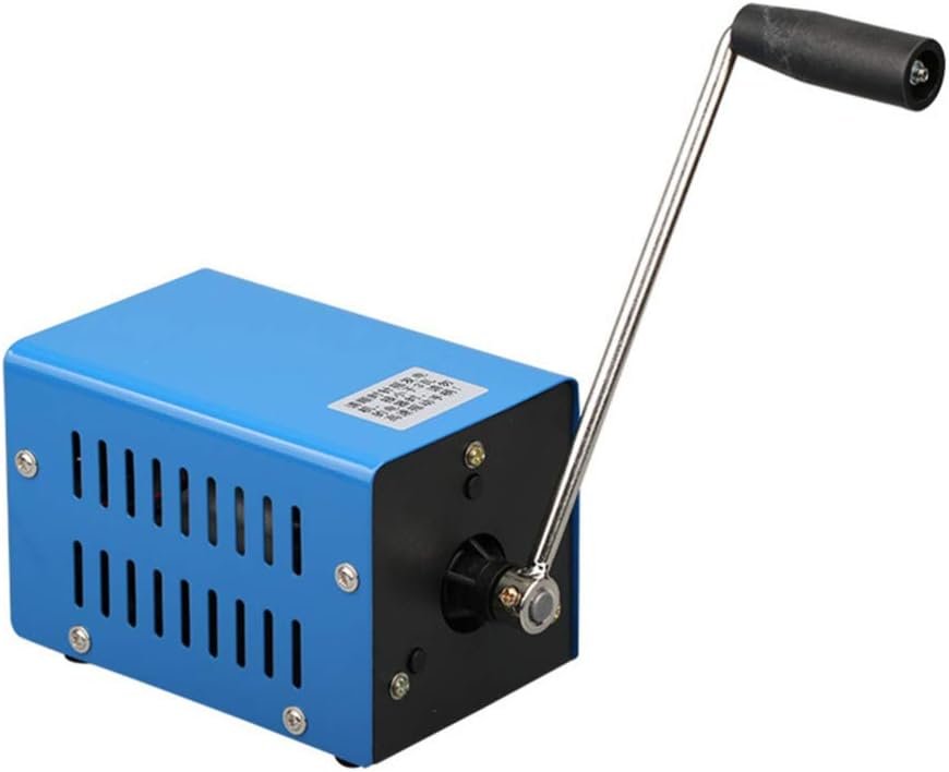 Wakauto Discharge Motor Emergency Manual Generators Wind Up Radio Generators Portable Power Generator Portable Generator Manual Generator Travel High Voltage Charger