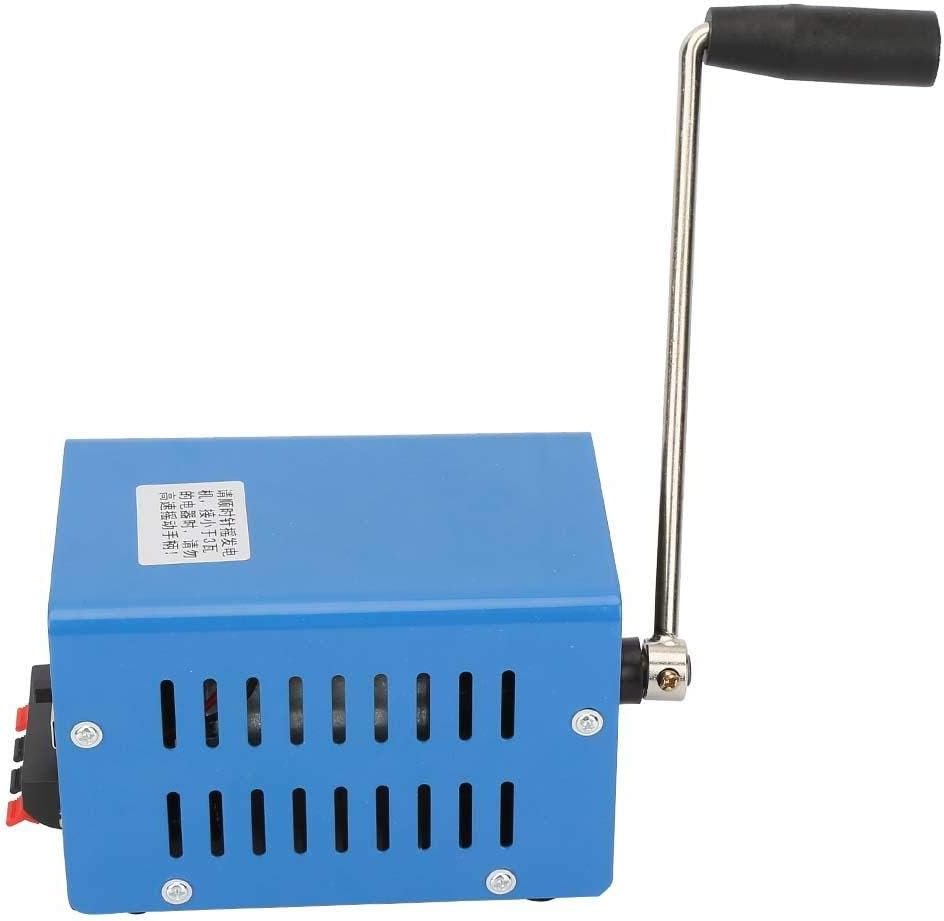 Walfront 20W Portable High Power Hand-cranked Charging Generator USB Charging Outdoor Emergency Dynamotor, Dynamo