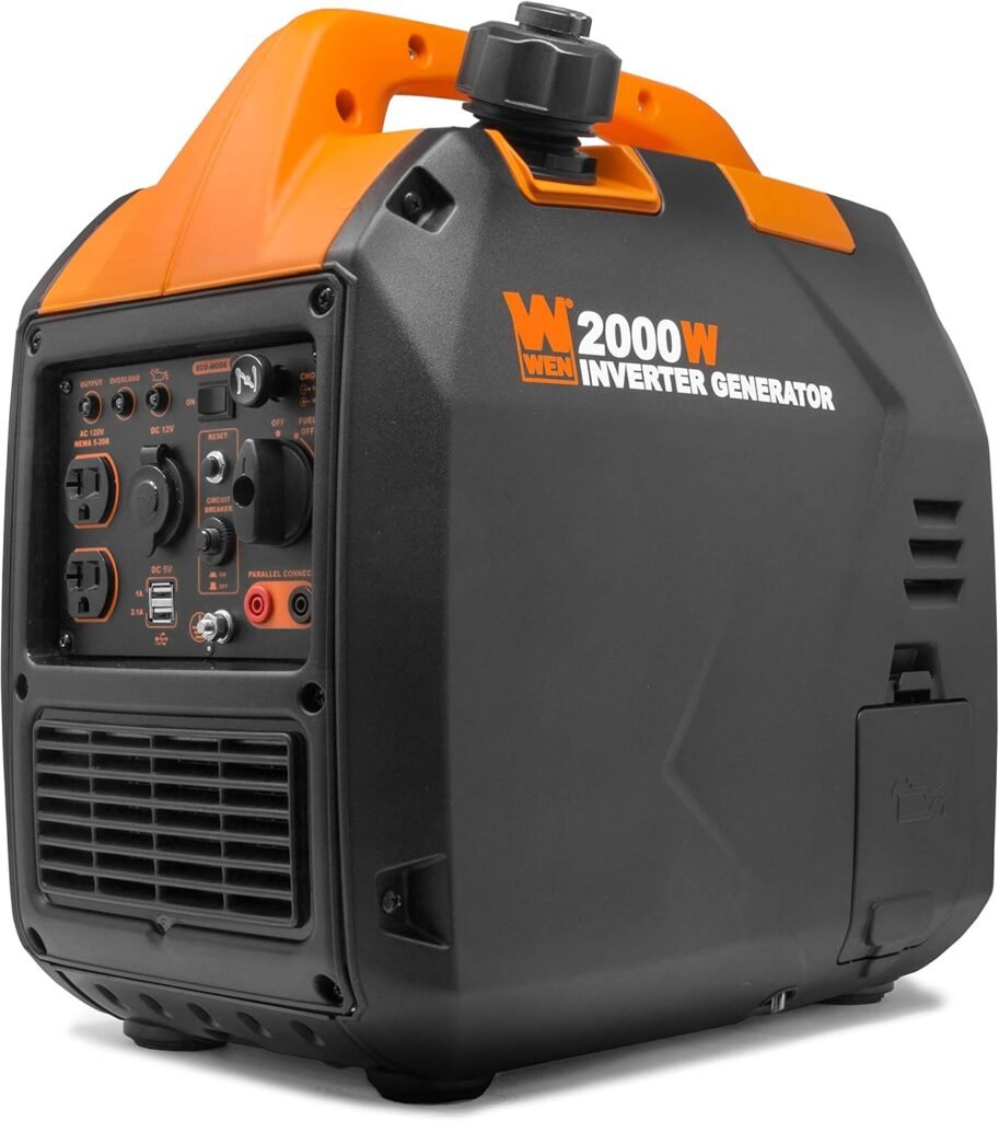 WEN 56203i Super Quiet 2000-Watt Portable Inverter Generator w/Fuel Shut Off, CARB Compliant, Ultra Lightweight  Royal Purple 01030 API-Licensed SAE 30 High Performance Synthetic Motor Oil - 1 Qt.
