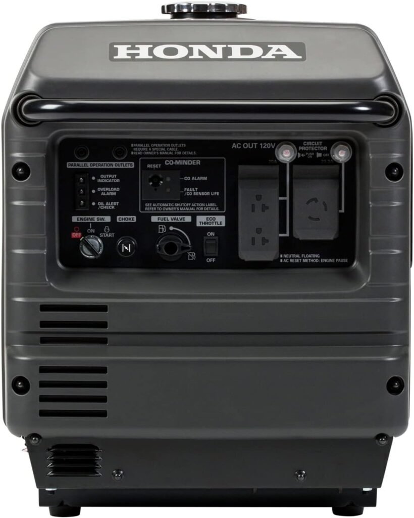 Honda EU3000IS1AN 3000-Watt 120-Volt Inverter Generator with CO-MINDER - 49-State