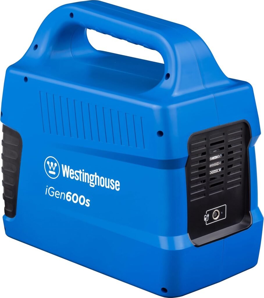 Westinghouse 592Wh 1200 Peak Watt Portable Power Station and Solar Generator, Pure Sine Wave AC Outlet, Backup Lithium Battery For Camping, Home, Travel, Indoor/Outdoor Use (Solar Panel Not Included)
