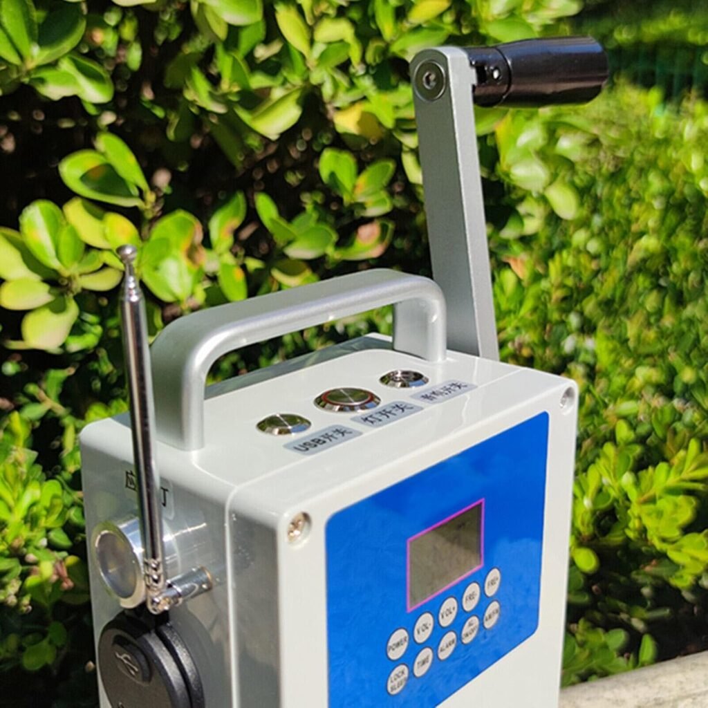 Portable Outdoor Handheld Generator USB Charger Outdoor Emergency Camping Equipment For Lighting And Charging With Radio Function