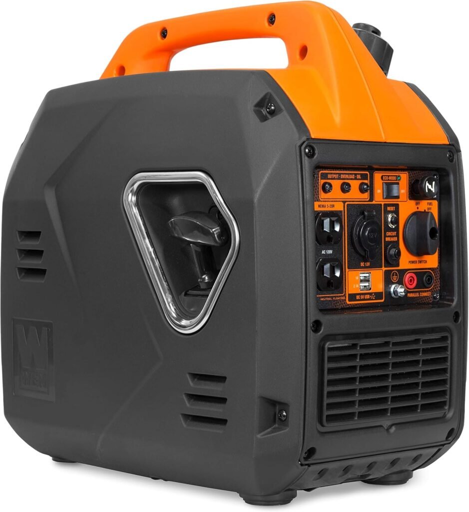 WEN 2500-Watt Inverter Generator, Quiet, Portable, and Lightweight with Fuel Shut Off (56250i)