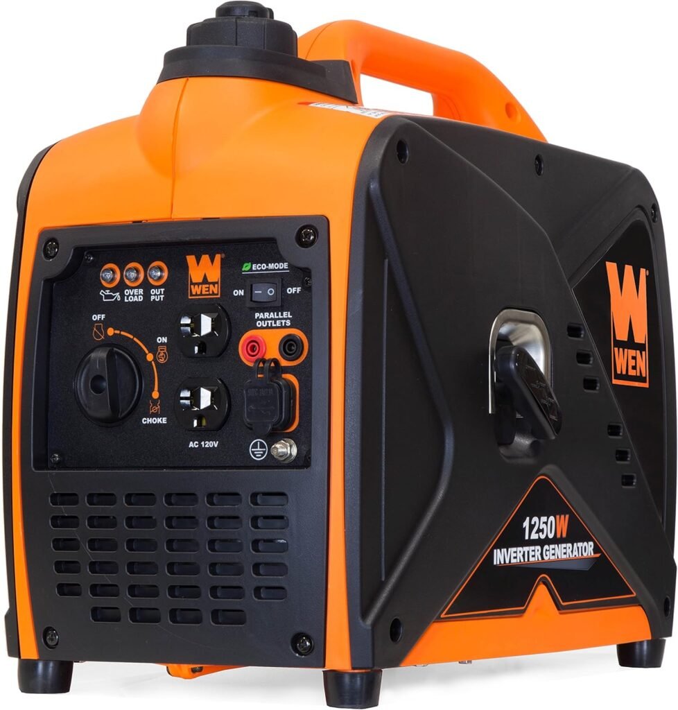 WEN 56125i Super Quiet 1250-Watt Portable Inverter Generator, CARB Compliant