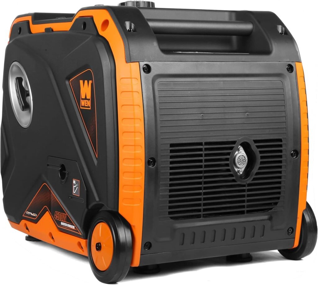 WEN DF450i Super Quiet 4500-Watt Dual RV-Ready Portable Inverter Generator with Fuel Shut-Off