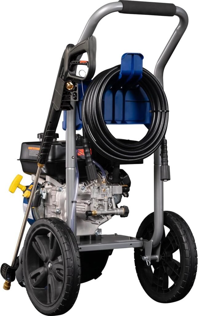 Westinghouse WPX3400 Gas Pressure Washer, 3400 PSI and 2.6 Max GPM, Onboard Soap Tank, Spray Gun and Wand, 5 Nozzle Set, for Cars/Fences/Driveways/Homes/Patios/Furniture