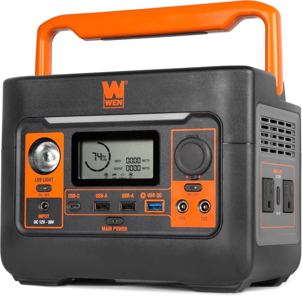 WEN 300-Watt 269Wh Lithium-Ion Power Station and Battery-Powered Inverter Generator (PP300i)