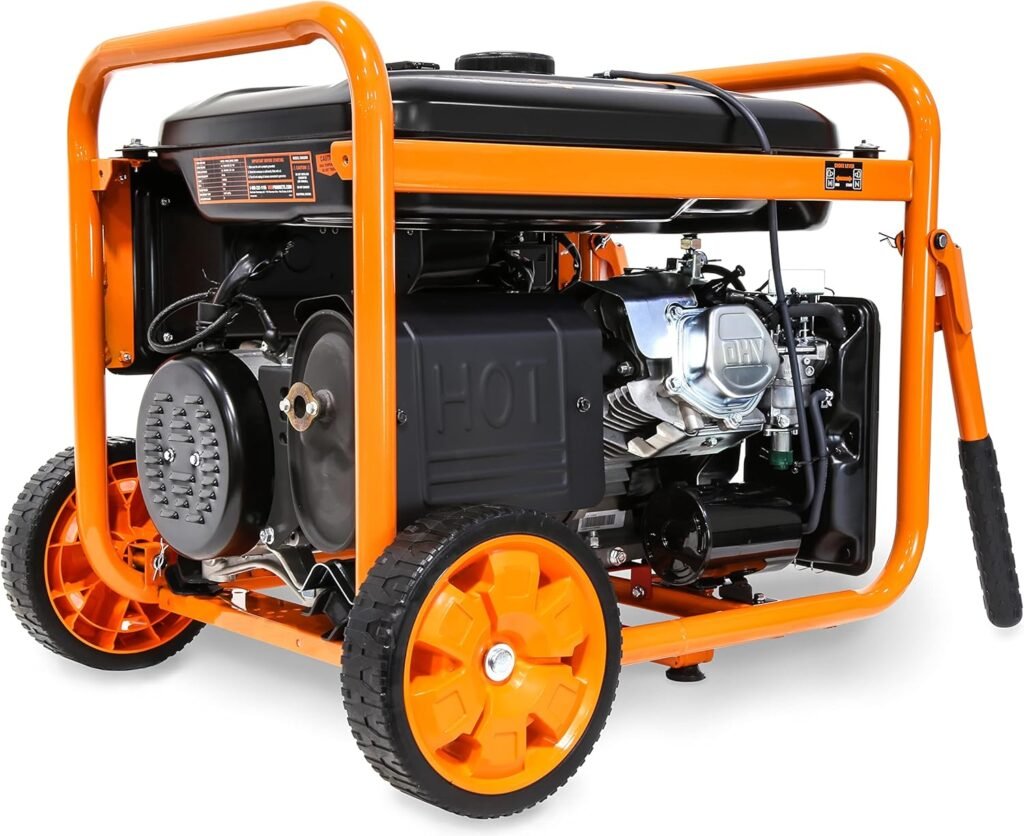WEN GN9500X 9500-Watt Portable Generator with Remote Electric Start and CO Shutdown Sensor, Black