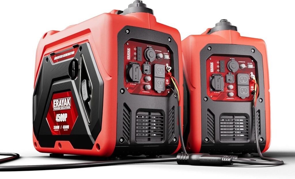 Erayak 4500P Dual Generator Bundle with Parallel Cord Kit for Double the Power
