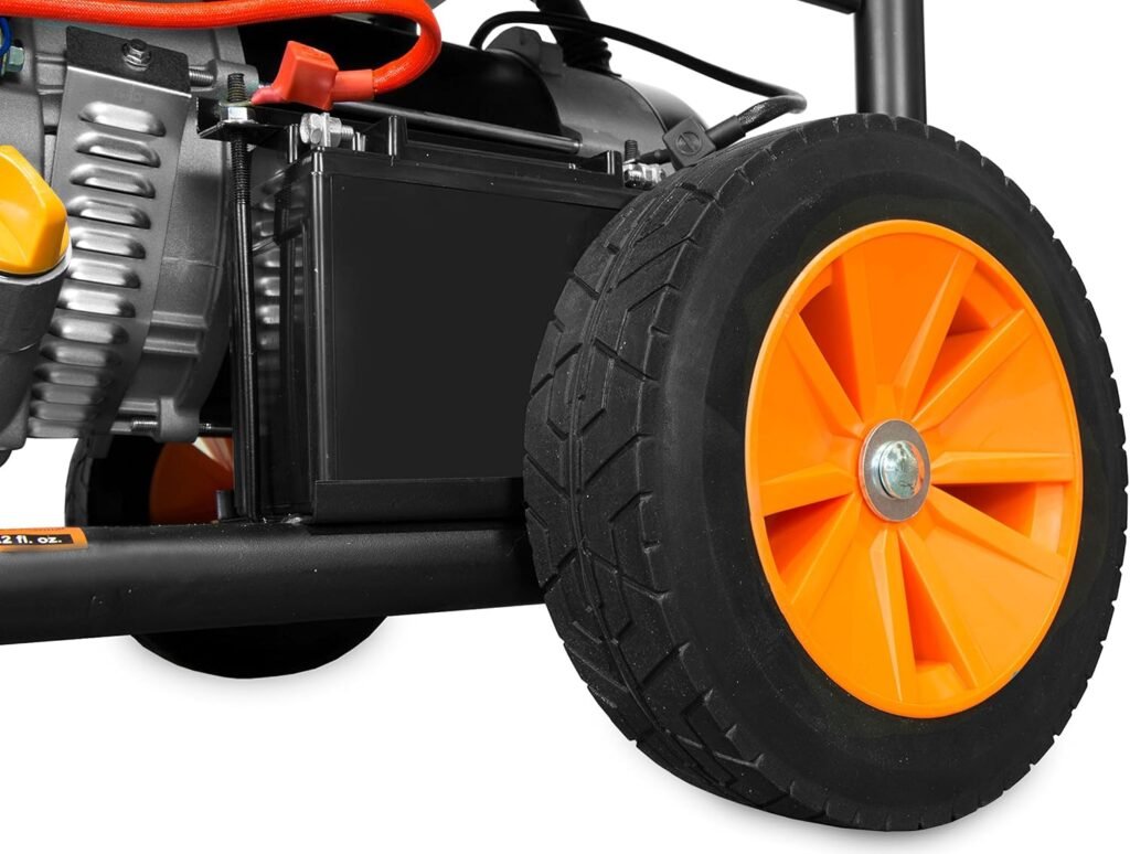 WEN 5,600-Watt Dual Fuel Portable Generator with Wheel Kit, Electric Start, and CO Watchdog (DF5600X)