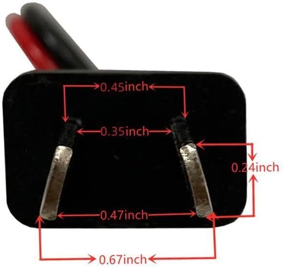 12V DC Battery Charging Cable For Predator 1400W 2000W 3500W Inverter Generator 5000 Watt Dual-Fuel Inverter Generator For Generac GP2500i For Pulsar 1200W 2-Stroke