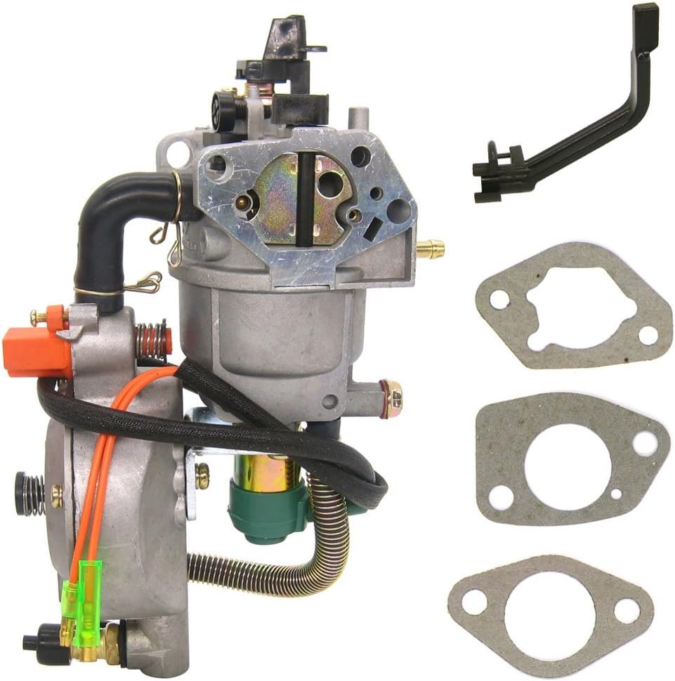 Dual Fuel Carburetor fits Generator LPG Conversion For 4.5-5.5KW GX390 188F Engine New