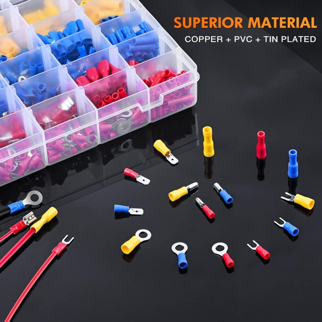 DuroMax XP13000EH 13000W Gas/Propane Portable Generator  540PCS Nilight Electrical Wire Connectors Assortment Kit