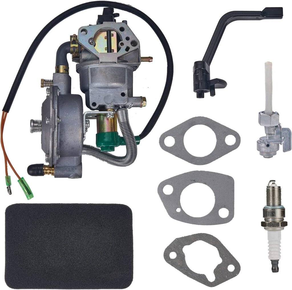 manual choke GX390 188F Generator Dual Fuel Carburetor LPG CNG Conversion Kit for Honda GX390 188F 4.5KW-6.5KW Gasoline Generator Replace For Predator 7000 8500 8750 9000