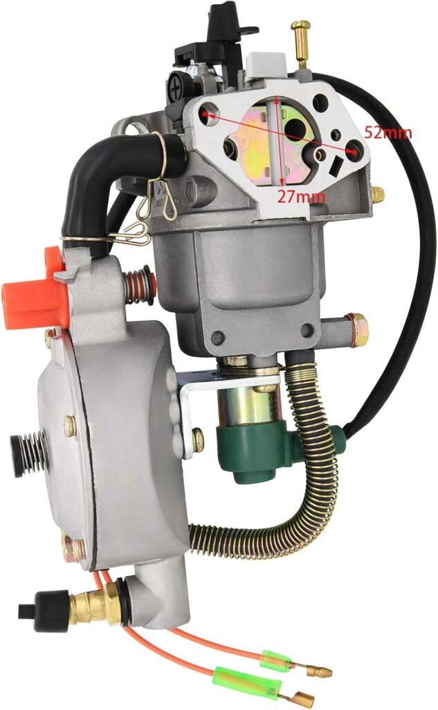 New manual choke Dual fuel carburetor LPG NG conversion kit 4.5-5.5KW GX390 188F