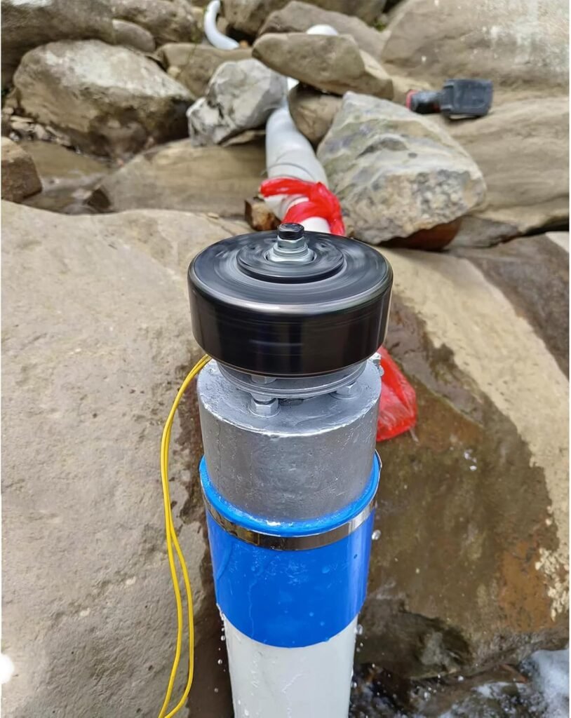 1KW Hydro Generator 1000W Water Turbine Generator 220V Small Outdoor Hydroelectric Generator for Camping 3500RPM Mini Hydro Power Equipment for TVs, Computers, Charging, Lighting,1000w,220V
