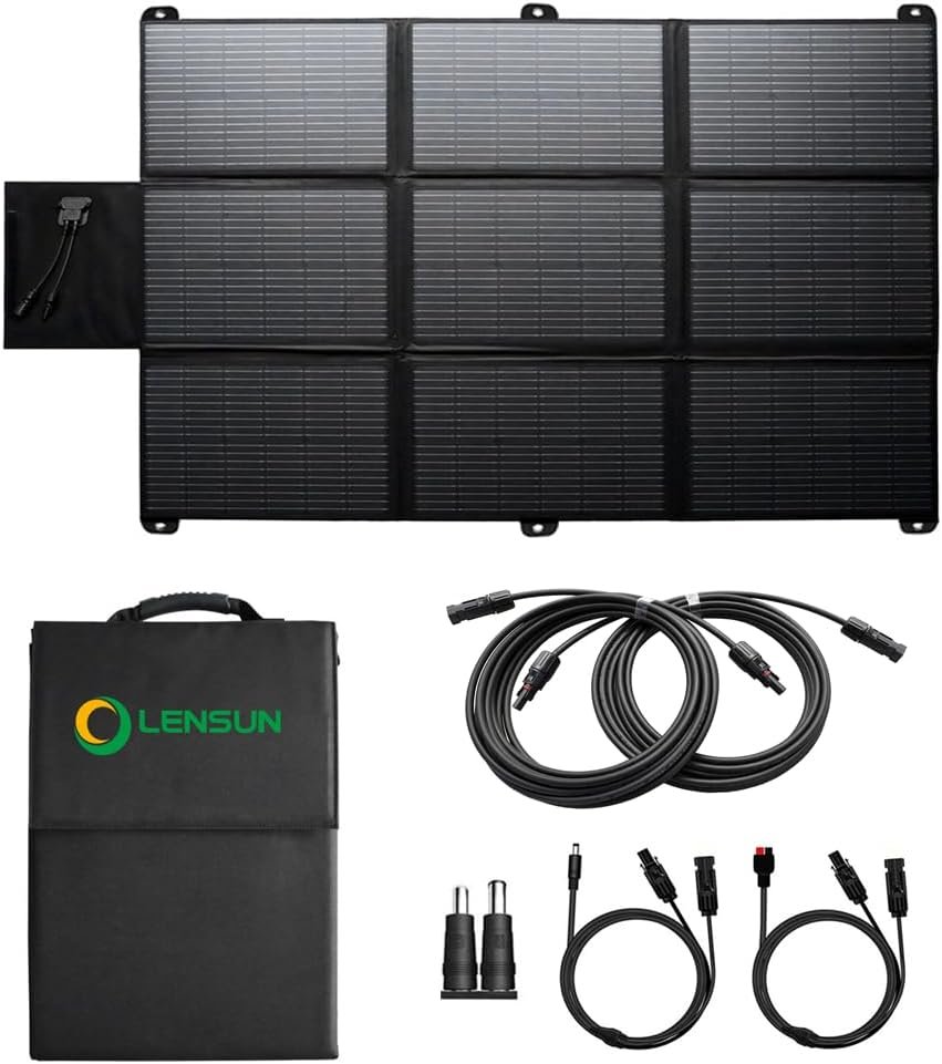 300W Solar Blanket Complete Kit Ready to Charge Battery and Solar Generator Portable Lightweight for Camping