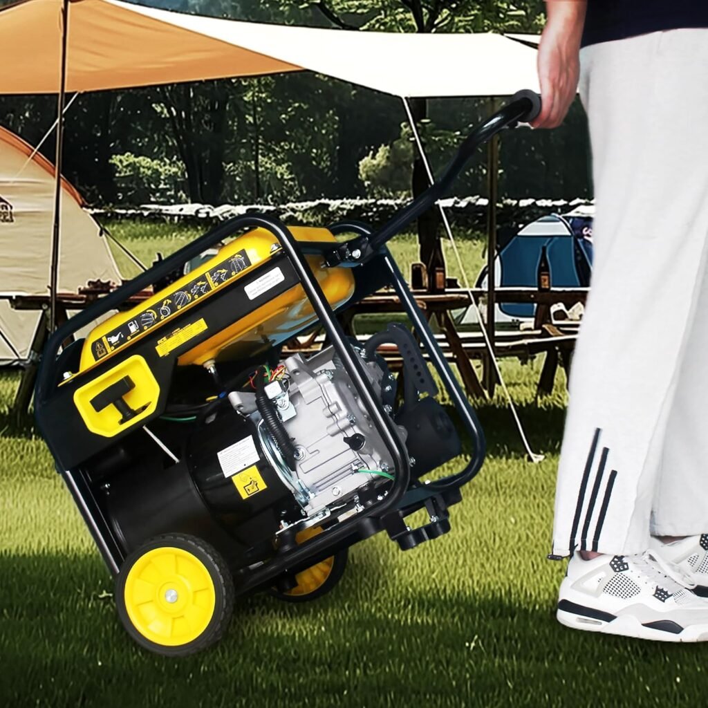 4500 Watt Gas Inverter Generator with Power Plug Adapter
