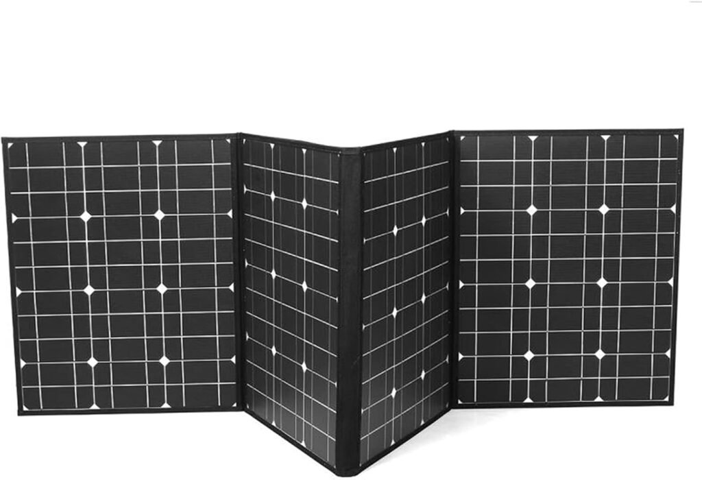 AIZYR 18V 400W DC Foldable Solar Panel - Portable USB Solar Charger Kit Monocrystalline Solar Power System for Outdoor Camping RV Generators,10a