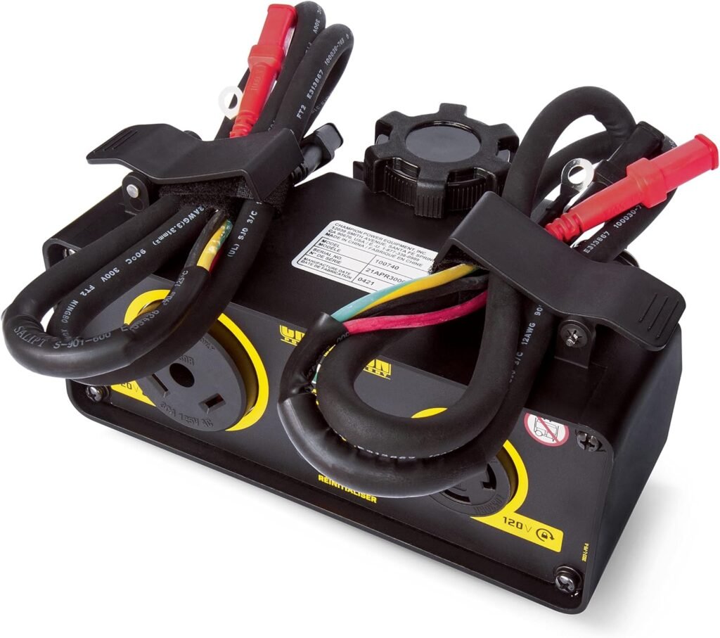 Champion 2500-Watt Portable Inverter Generator Bundle with 30-Amp RV Ready Parallel Kit Champion 2500-Watt Portable Inverter Generator Bundle with 30-Amp RV Ready Parallel Kit