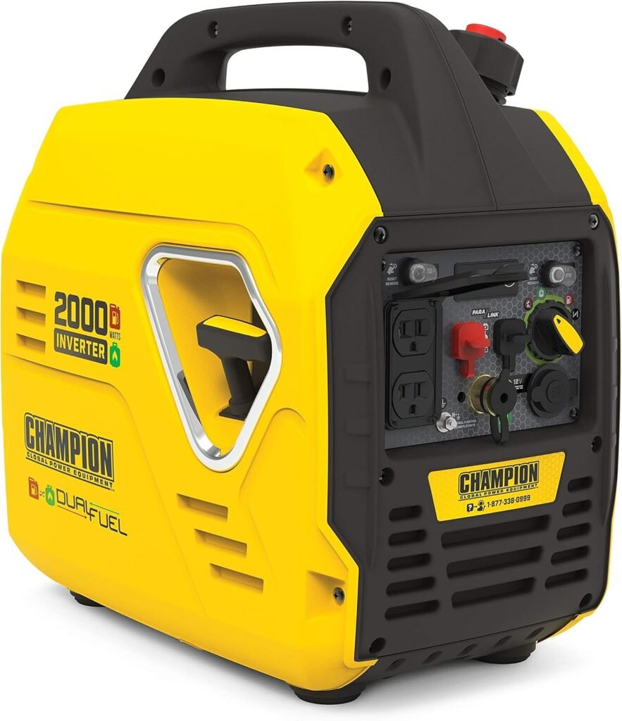 Champion Power Equipment 2000-Watt Ultralight Portable Inverter Generator with Quiet Technology