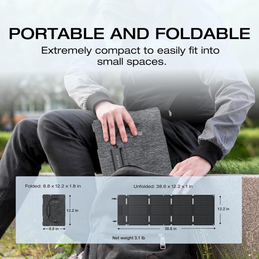 EF ECOFLOW Portable Power Station RIVER 3 Plus, 286Wh LiFePO4 Battery, 3 Up to 1200W AC Outlets, 10 MS UPS, Expandable to 858Wh, 30 dB Quiet, 1Hr Fast Charging Solar Generator for Outdoor Camping/RV