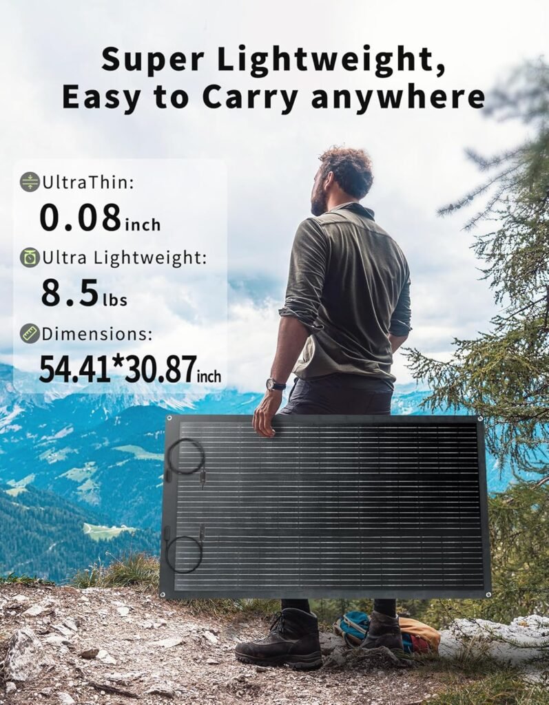 Greenmagic Portable 400 Watt Solar Panel, 39V Foldable, Durable Foldable, Durable Compatiable with Most 40v Portable Solar Generator, Power Station on The Market