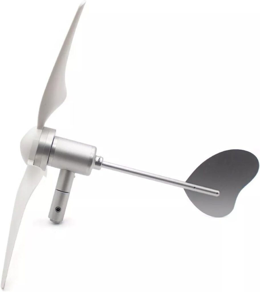 Portable Micro Wind Turbine Generator 50W Clean Energy For Camping, Hiking, RV  Off-Grid Low-wind-start Coreless Design 2m/s Startup USB/DC Output With EVA Case(Standard)
