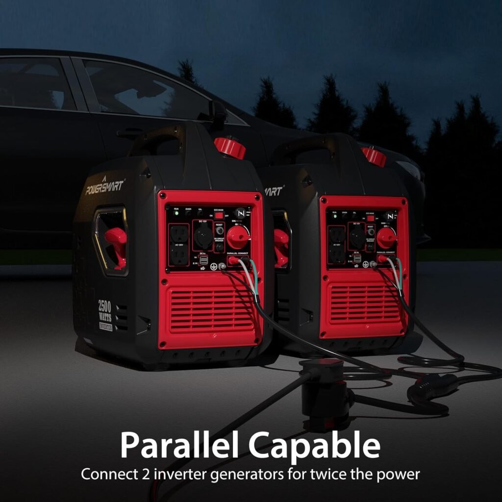 PowerSmart 2500-Watt Portable Inverter Generator with Quiet, Camping, EPA  CARB Compliant,PS5020W