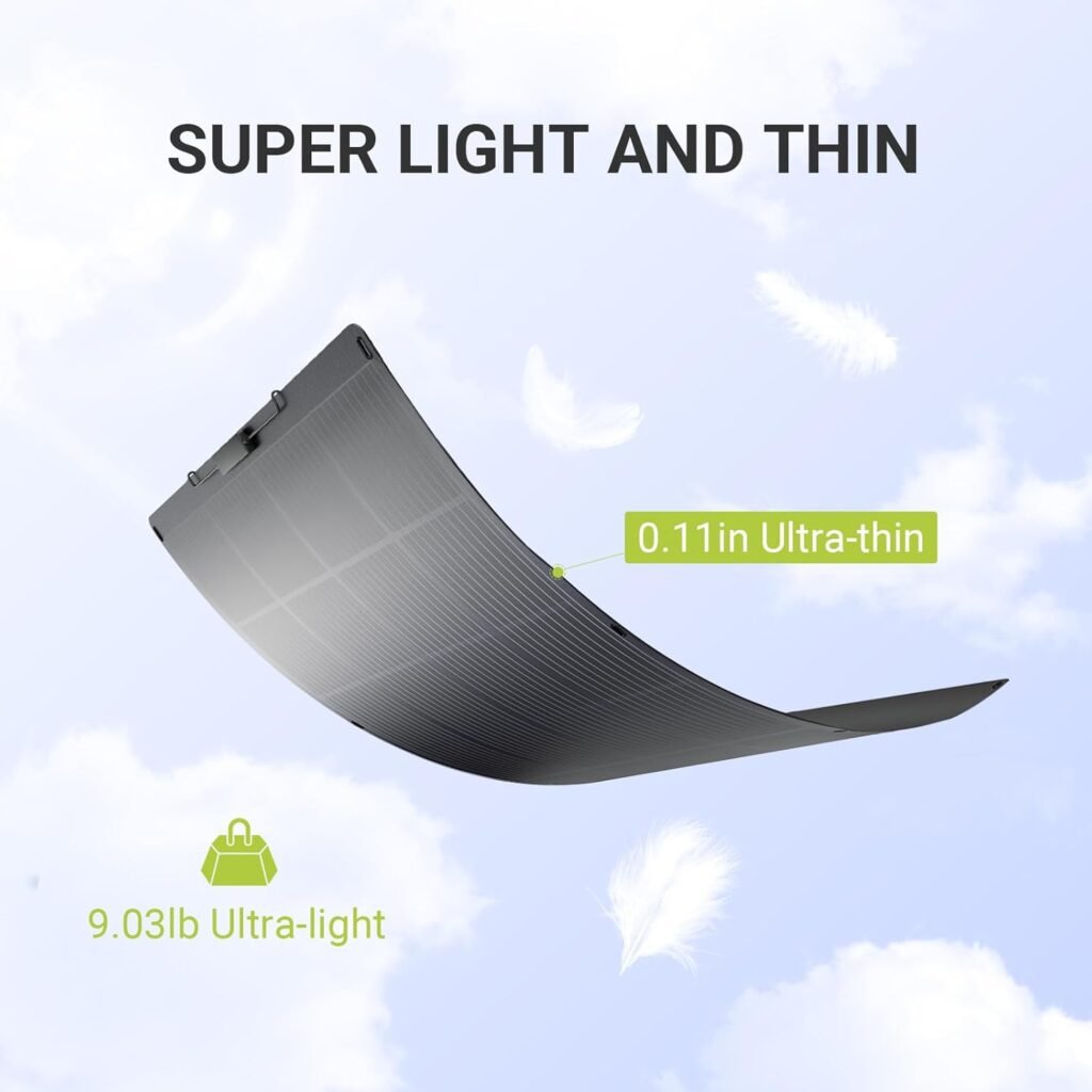 ALLPOWERS R2500 Portable Power Station with SF200 Flexible Solar Panel, 2500W 2016Wh LiFePO4 Solar Generator with 200W Panel Included, Solar Power with UPS Function, Fast Charging, 30A RV Port