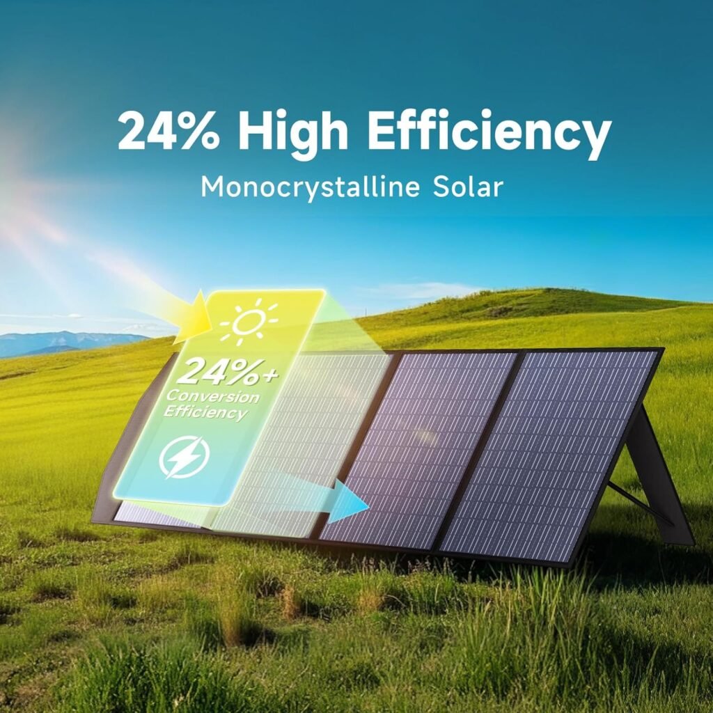 ALLPOWERS R600 LiFePO4 Portable Power Station with SP033 solar panel included, 600W 299Wh Solar Generator with 200W Solar Charger, UPS Battery Backup, MPPT Solar Power for Camping RVs Home