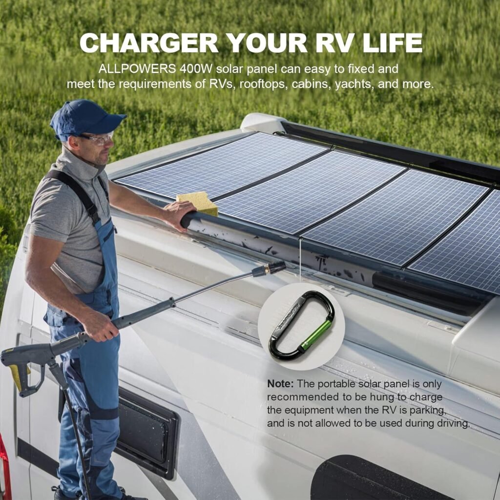 ALLPOWERS Solar Generator with Panels Included 2000W Portable Power Station with Portable Solar Panel 400W, Solar Power for Van House Outdoor Camping Emergency