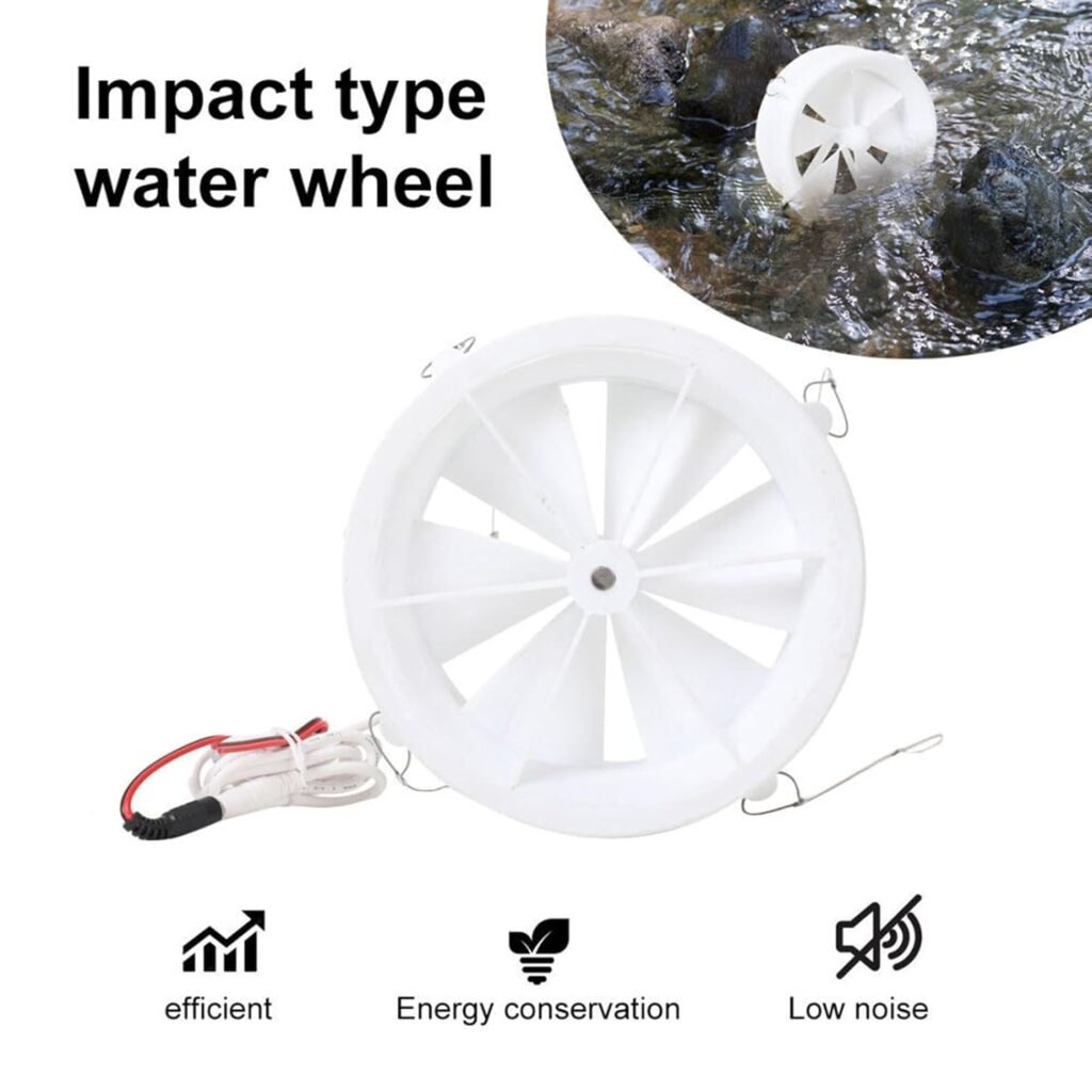 25W Portable Wind  Water Turbine Generator - 12V USB Output, Dual-Purpose Micro Power Generator for Outdoor Camping, Emergency Backup Power, Eco-Friendly Renewable Energy