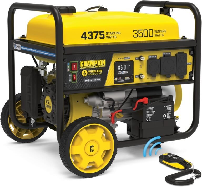 Champion Power Equipment 4375-Watt Generator Review – Top Outdoor ...