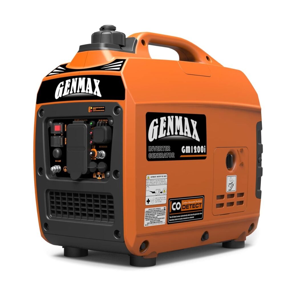 GENMAX Generator，EPA Compliant, Eco-Mode Feature, Ultra Lightweight for Backup Home Use  Camping